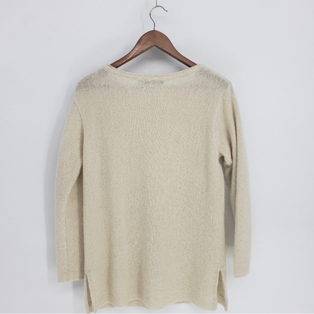 Peruvian Connection Boatneck Pull Over Sweater Sm… - image 6